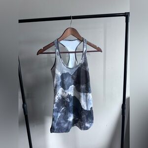 Lululemon Athletic Tank Top Size 4 Black Gray Lululemon Athletic Top